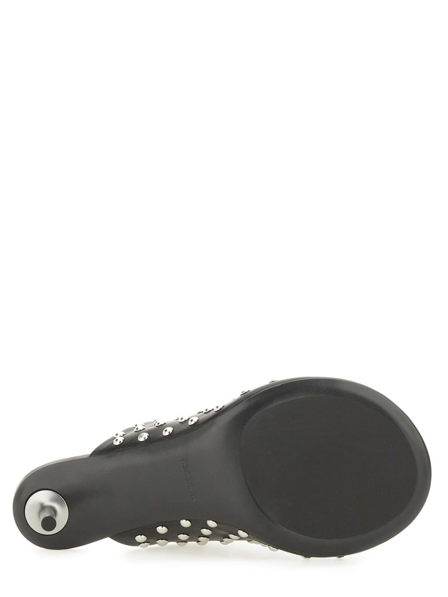 Jil Sander Women Nappa Leather Mules With Studs JIL SANDER