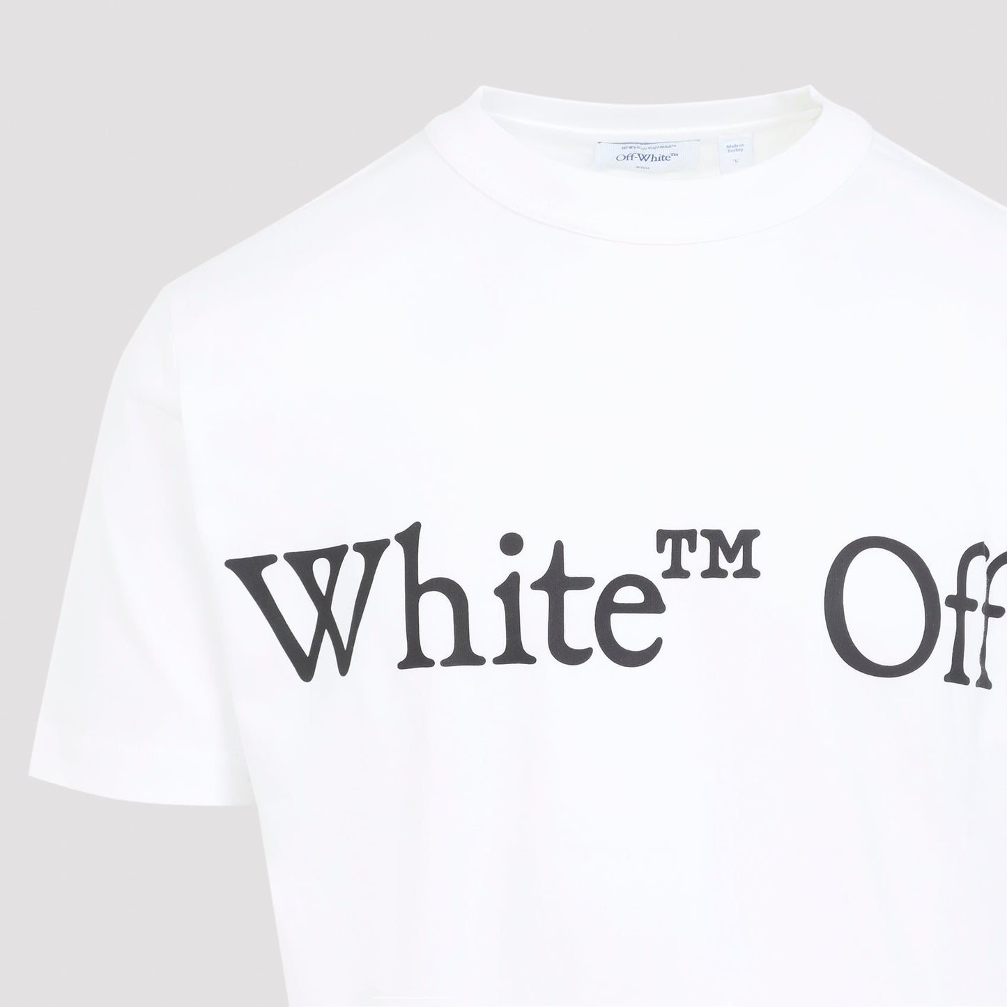 Off-White Bookish Scarf Regular S/S Tee Men OFF-WHITE