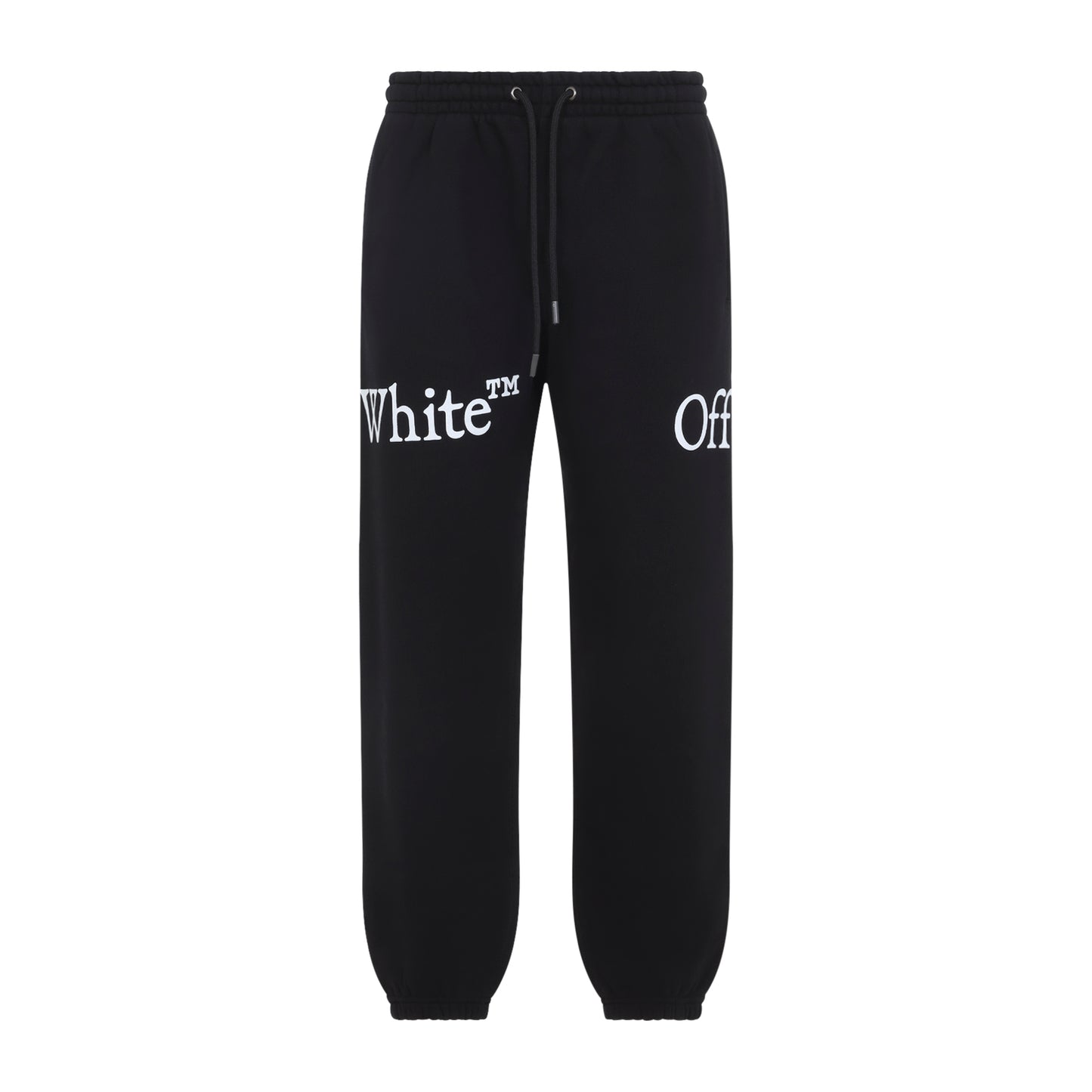Off-White Bookish Scarf Cuffed Sweatpants Men OFF-WHITE