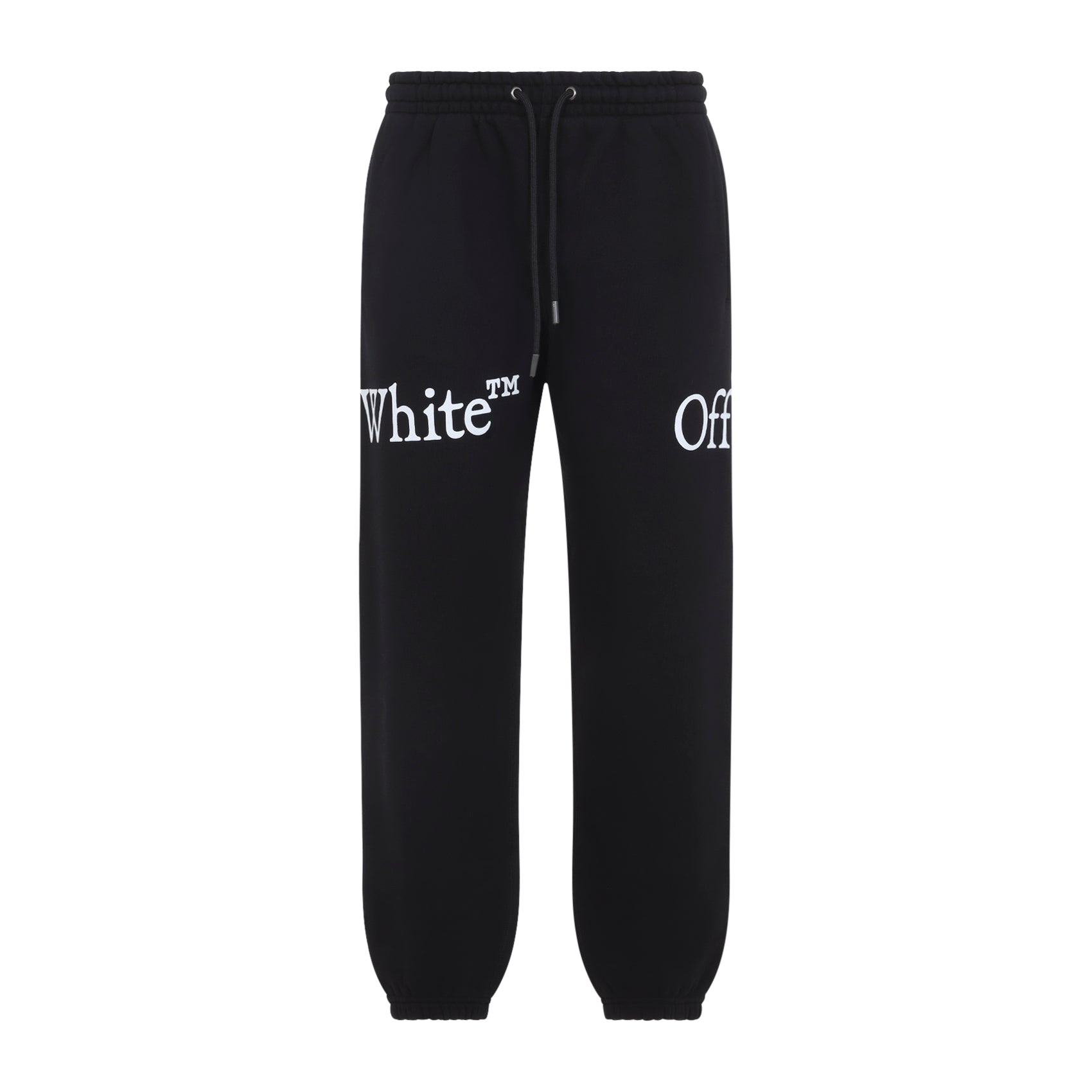 Off-White Bookish Scarf Cuffed Sweatpants Men OFF-WHITE