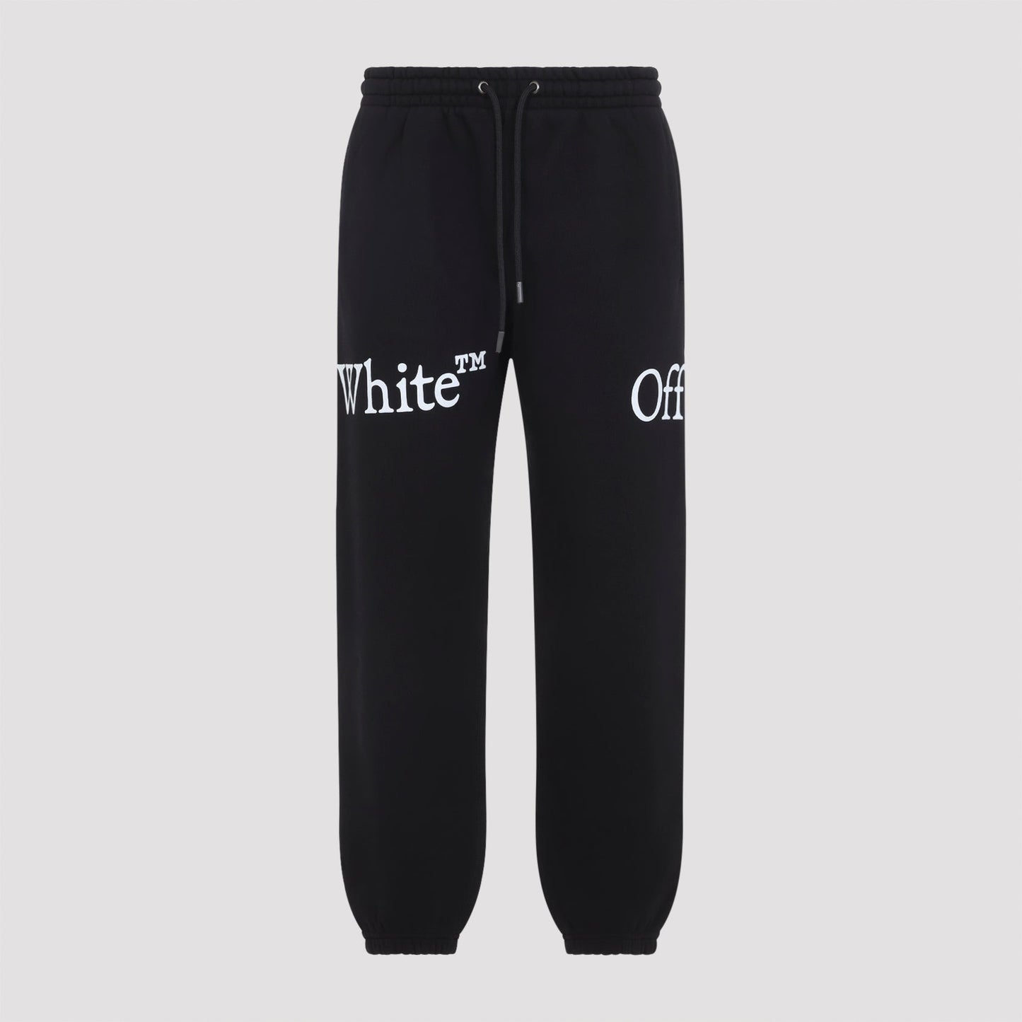 Off-White Bookish Scarf Cuffed Sweatpants Men OFF-WHITE