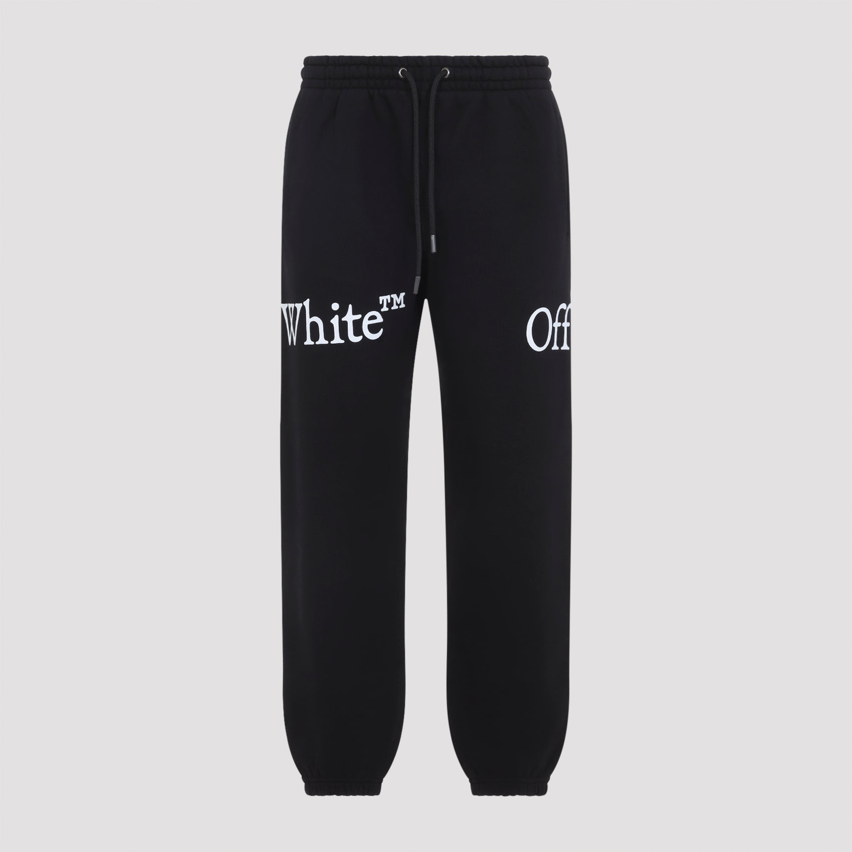 Off-White Bookish Scarf Cuffed Sweatpants Men OFF-WHITE