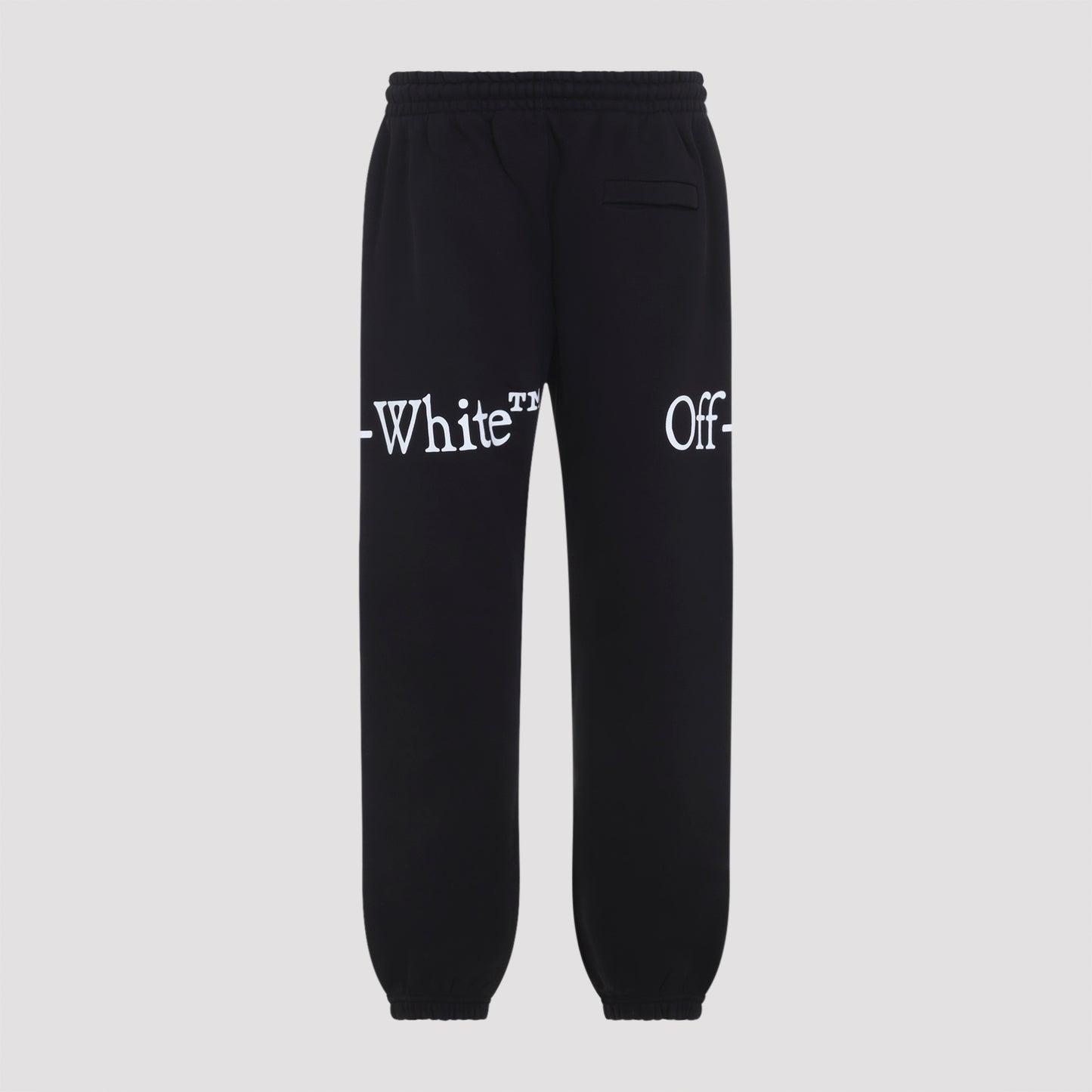 Off-White Bookish Scarf Cuffed Sweatpants Men OFF-WHITE
