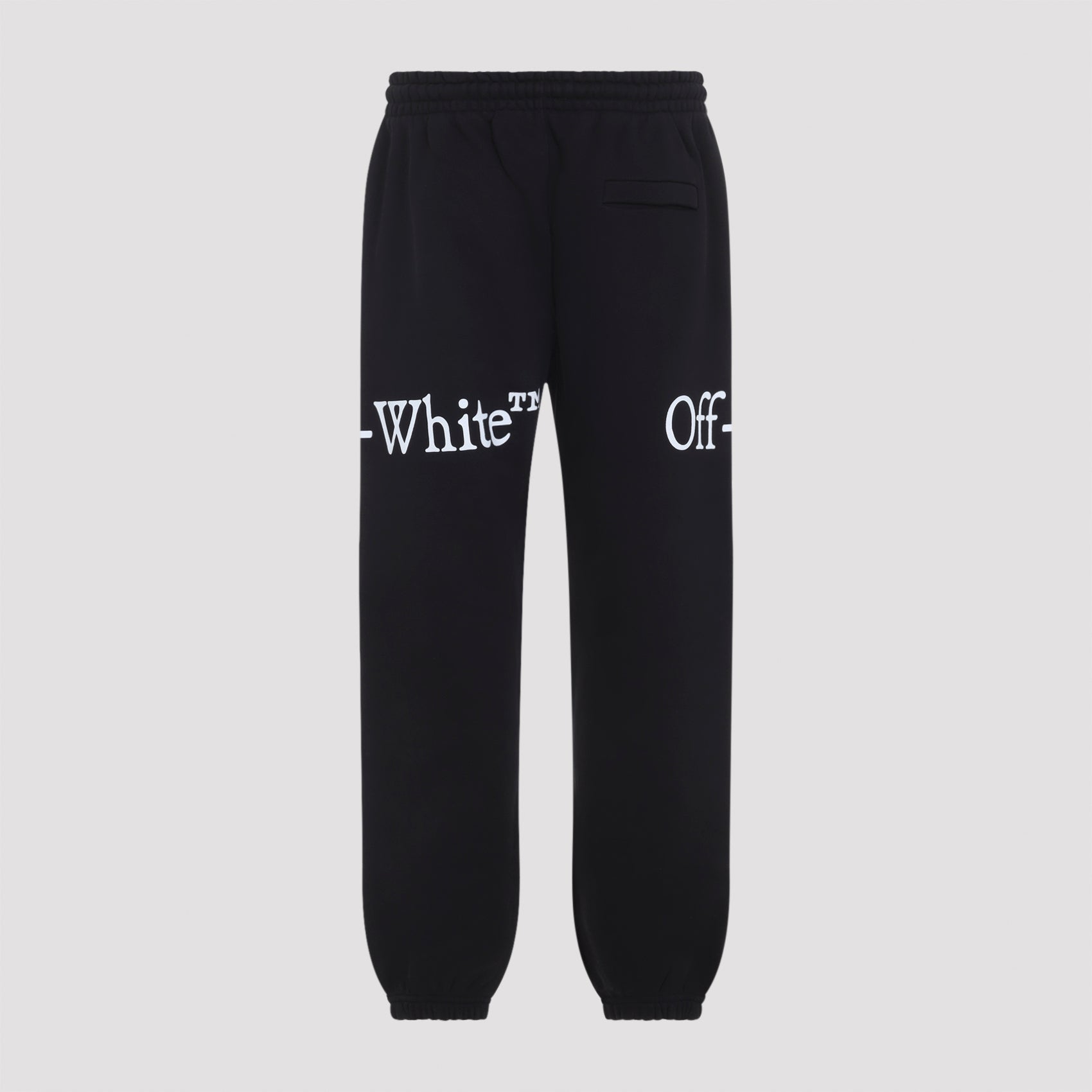 Off-White Bookish Scarf Cuffed Sweatpants Men OFF-WHITE