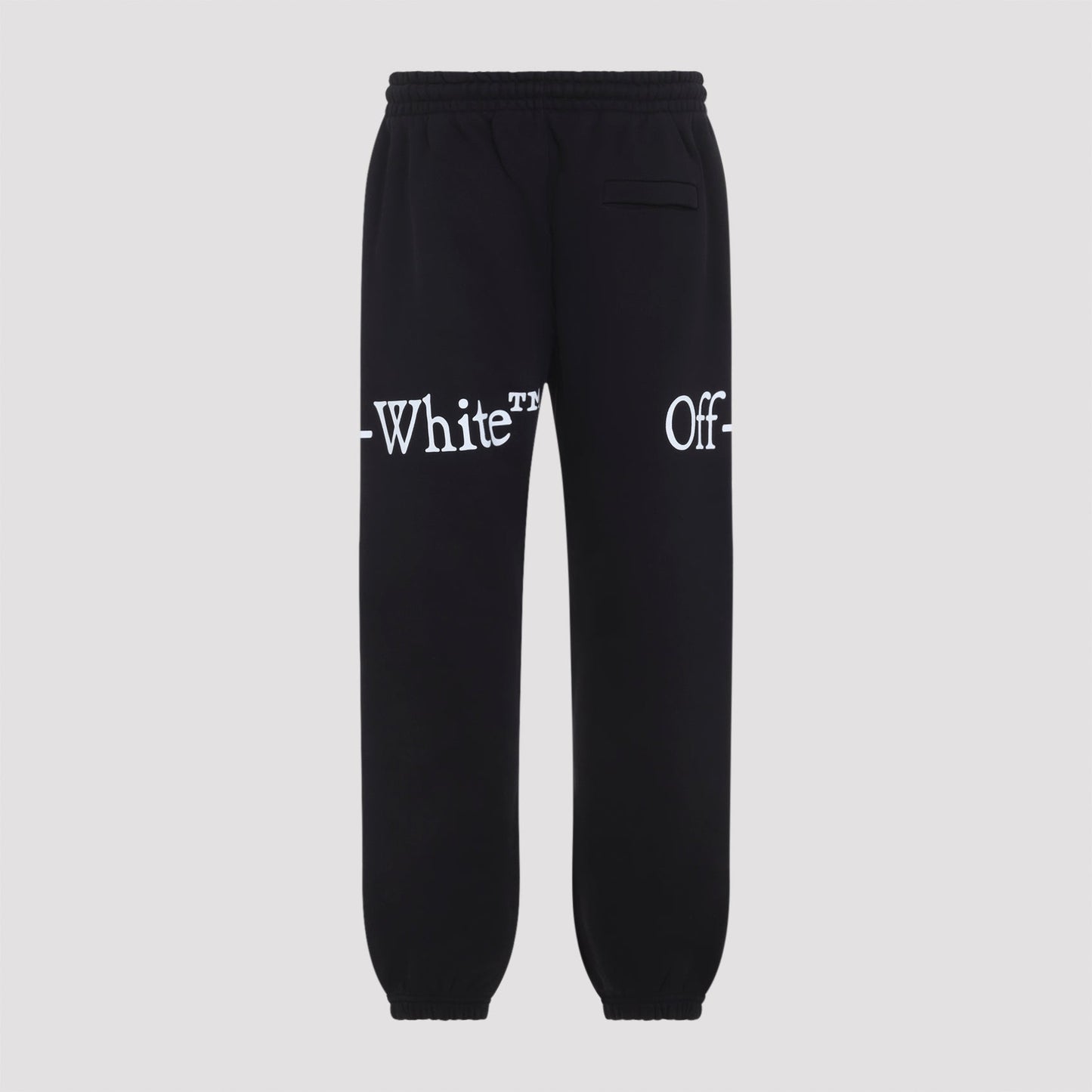Off-White Bookish Scarf Cuffed Sweatpants Men OFF-WHITE
