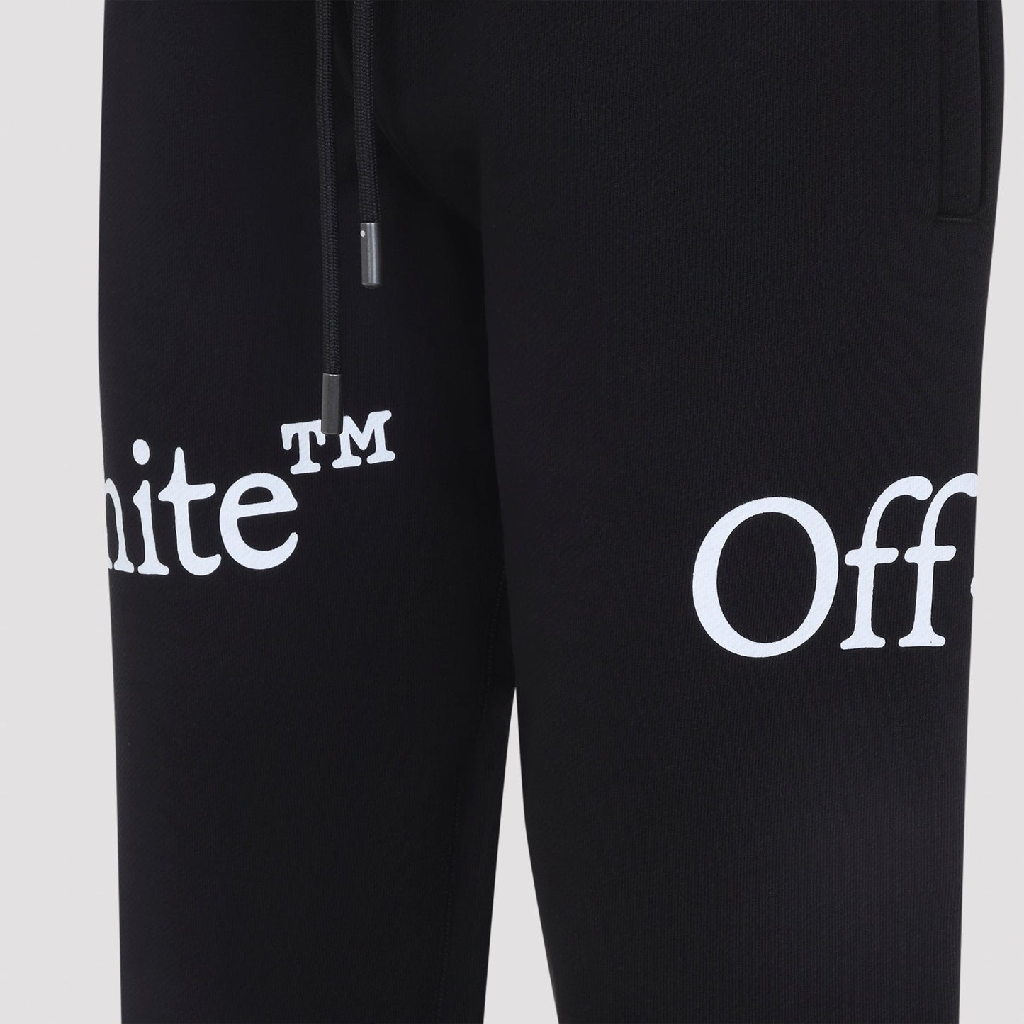 Off-White Bookish Scarf Cuffed Sweatpants Men OFF-WHITE