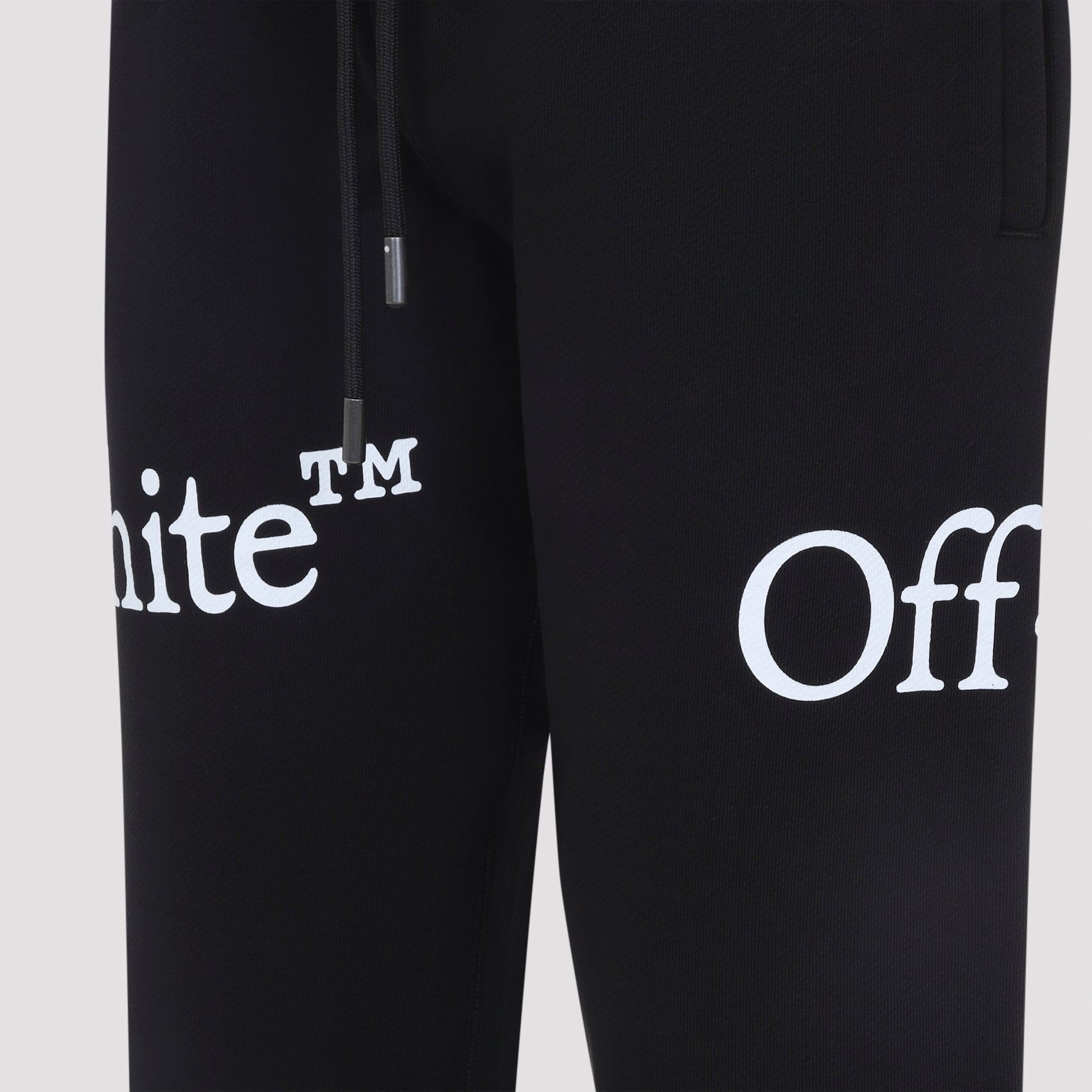 Off-White Bookish Scarf Cuffed Sweatpants Men OFF-WHITE