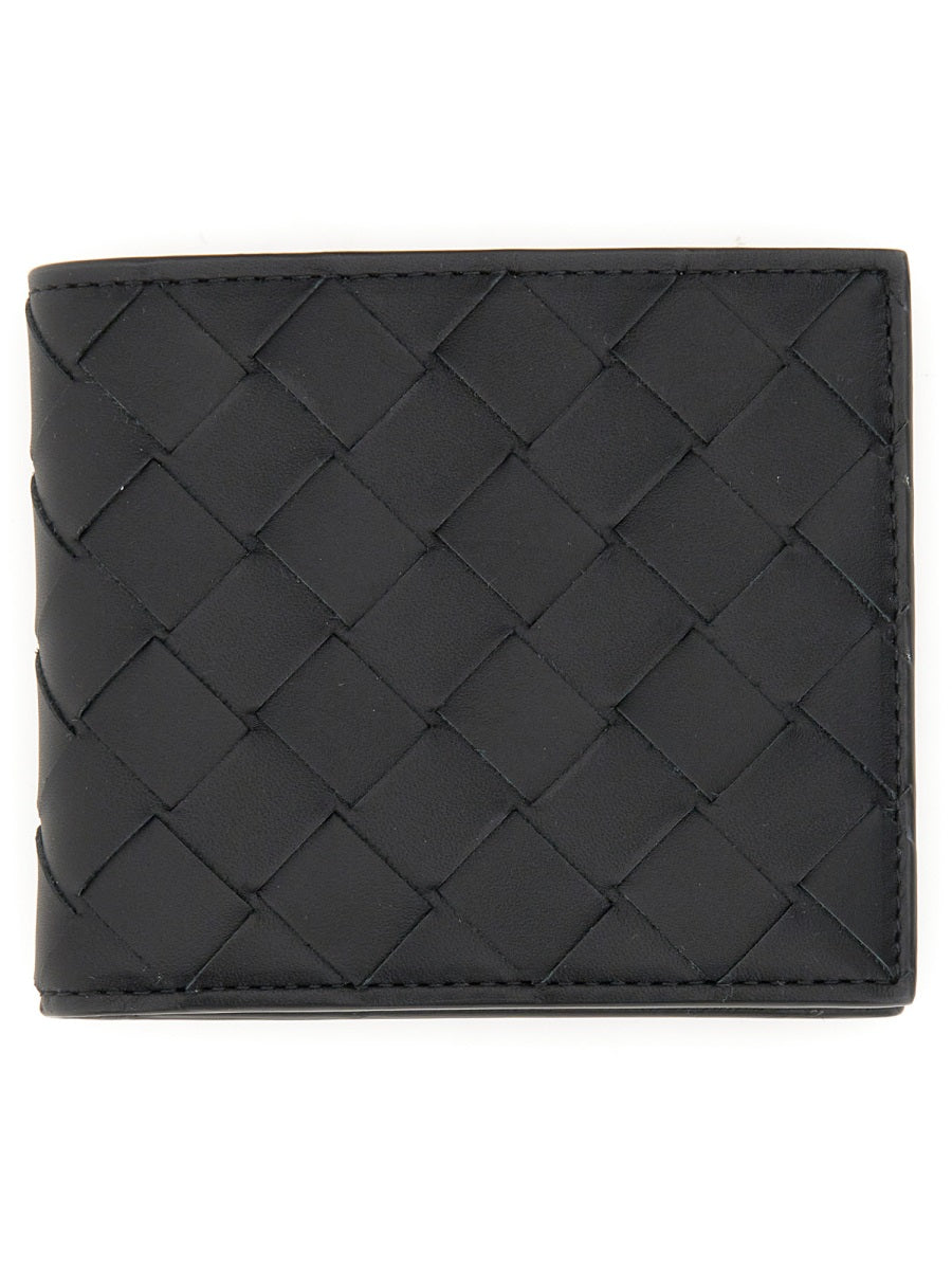 Bottega Veneta Men Portafoglio Bi-Fold In Pelle BOTTEGA VENETA