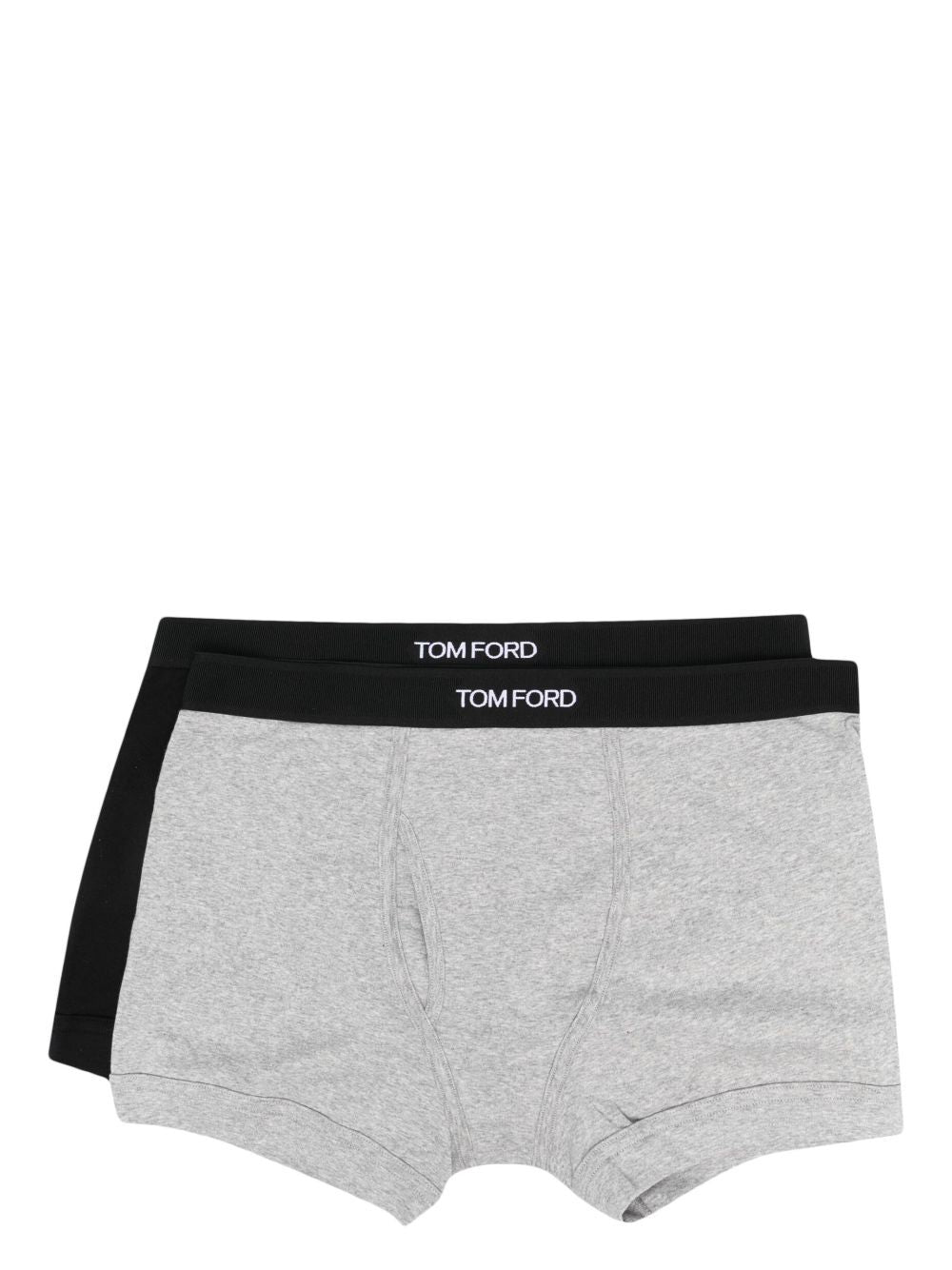 Tom Ford Men Set Of 2 Logo-Waistband Cotton Boxer Briefs TOM FORD