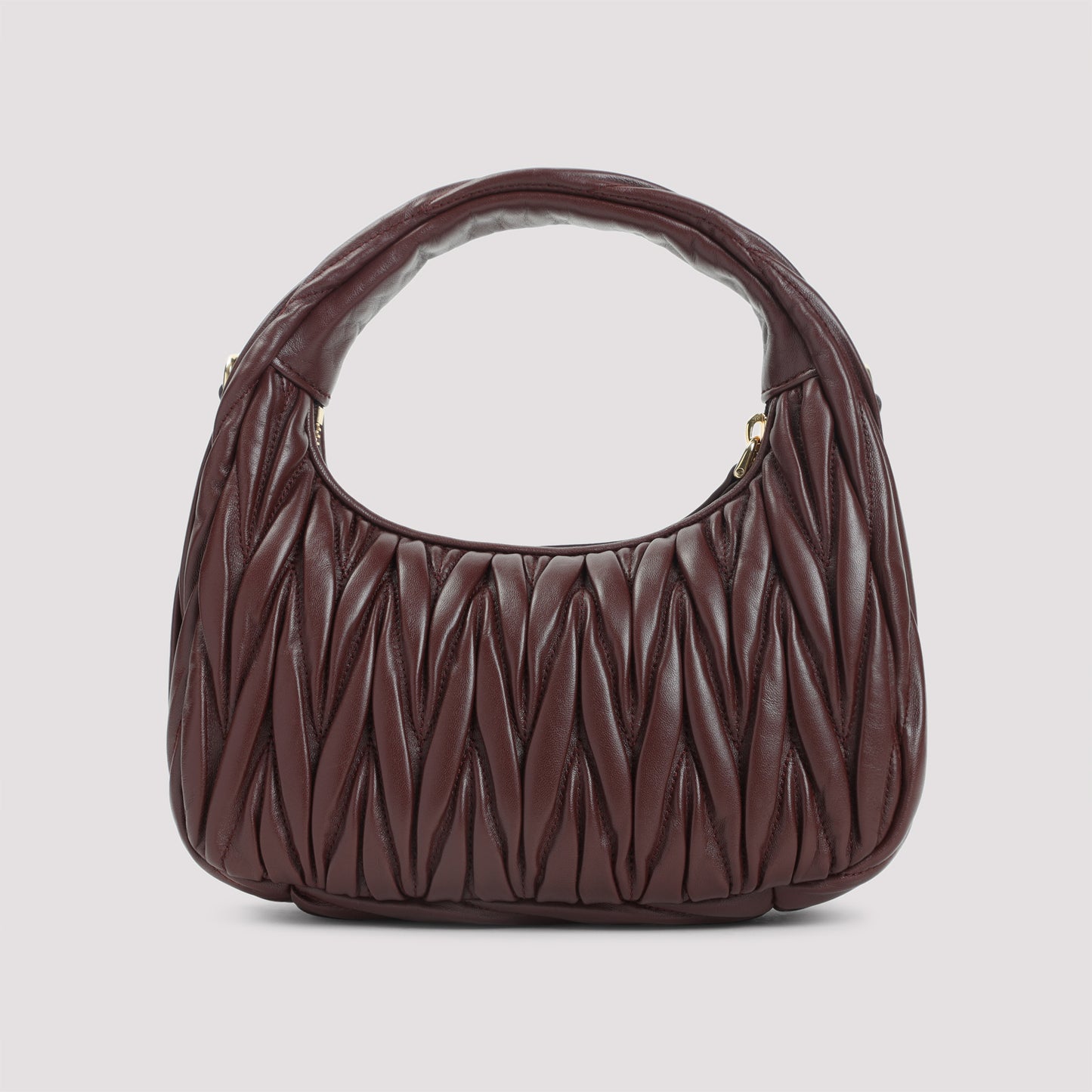 Miu Miu Small Wander Matelassé Hobo Bag Women MIU MIU