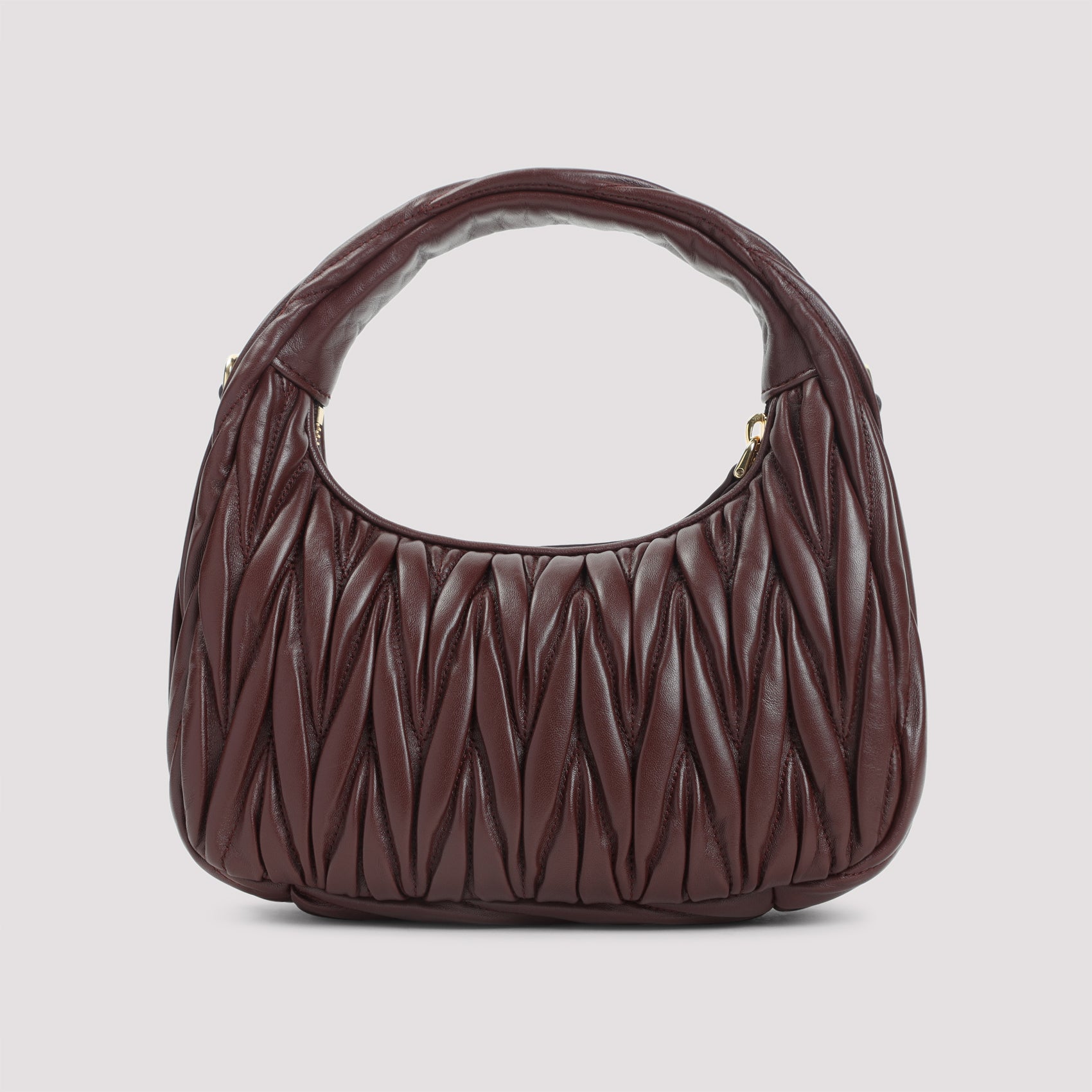 Miu Miu Small Wander Matelassé Hobo Bag Women MIU MIU
