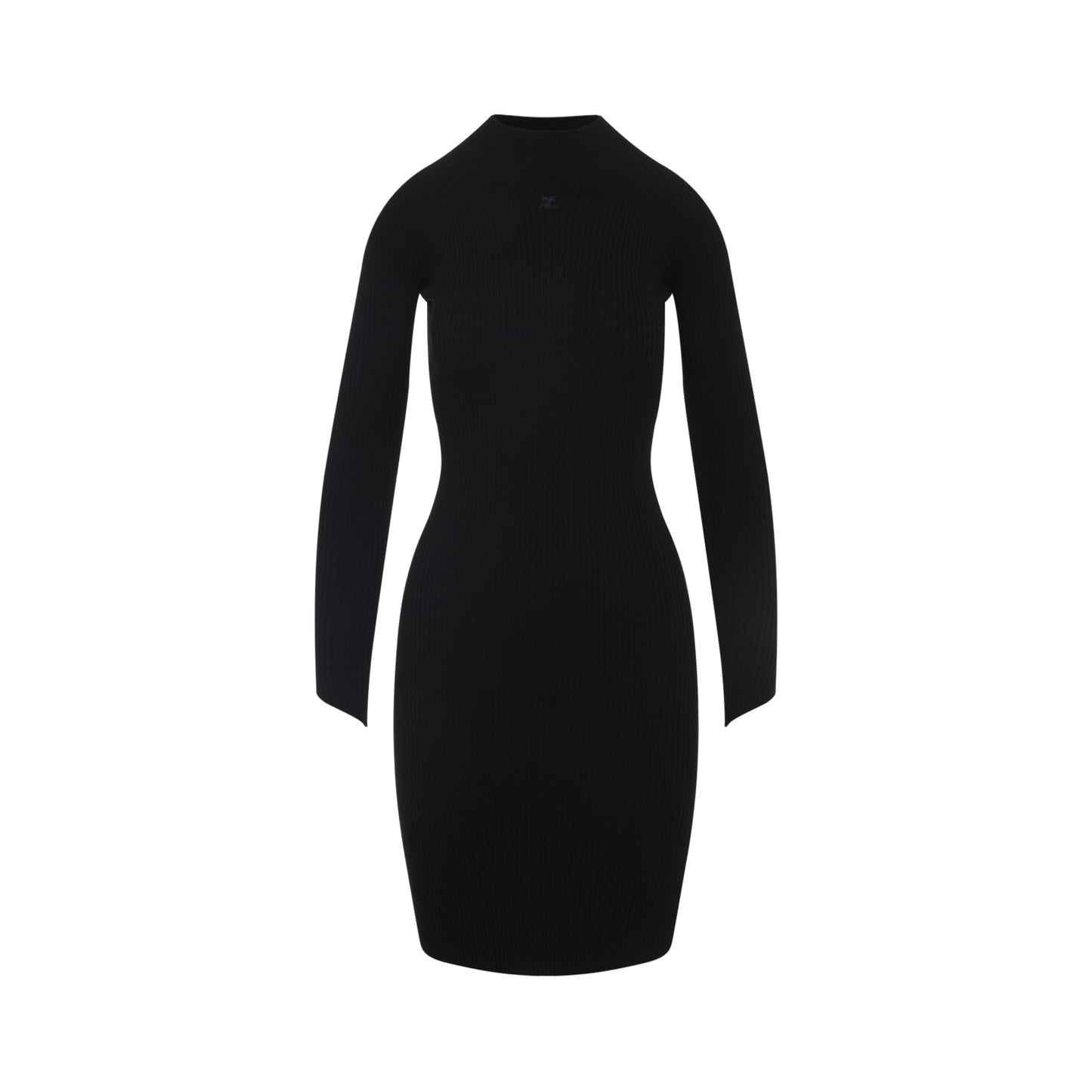 Courreges Circle Rib Mini Dress Women COURREGES