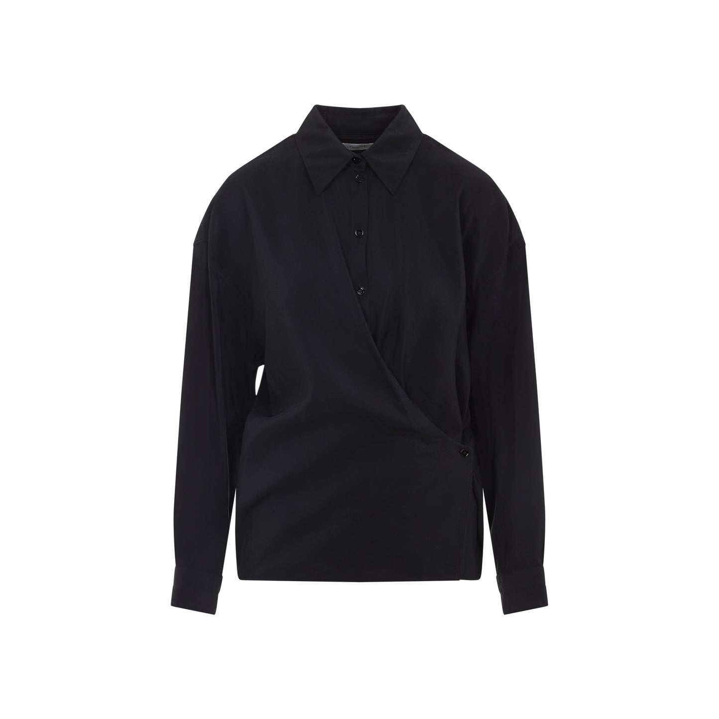 Straight Collar Twisted Shirt Women LEMAIRE