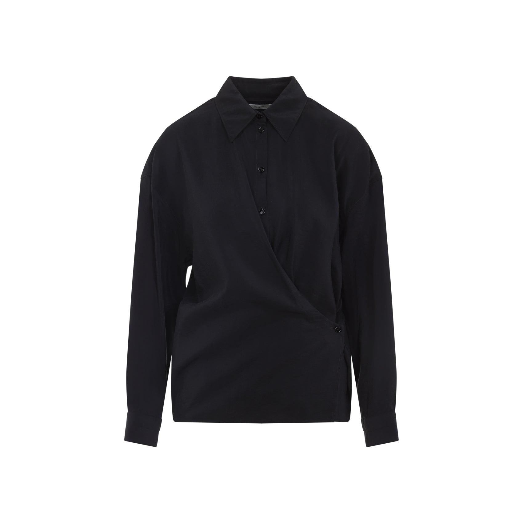Straight Collar Twisted Shirt Women LEMAIRE
