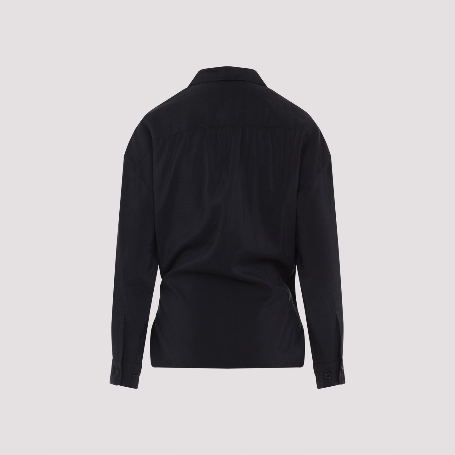 Straight Collar Twisted Shirt Women LEMAIRE