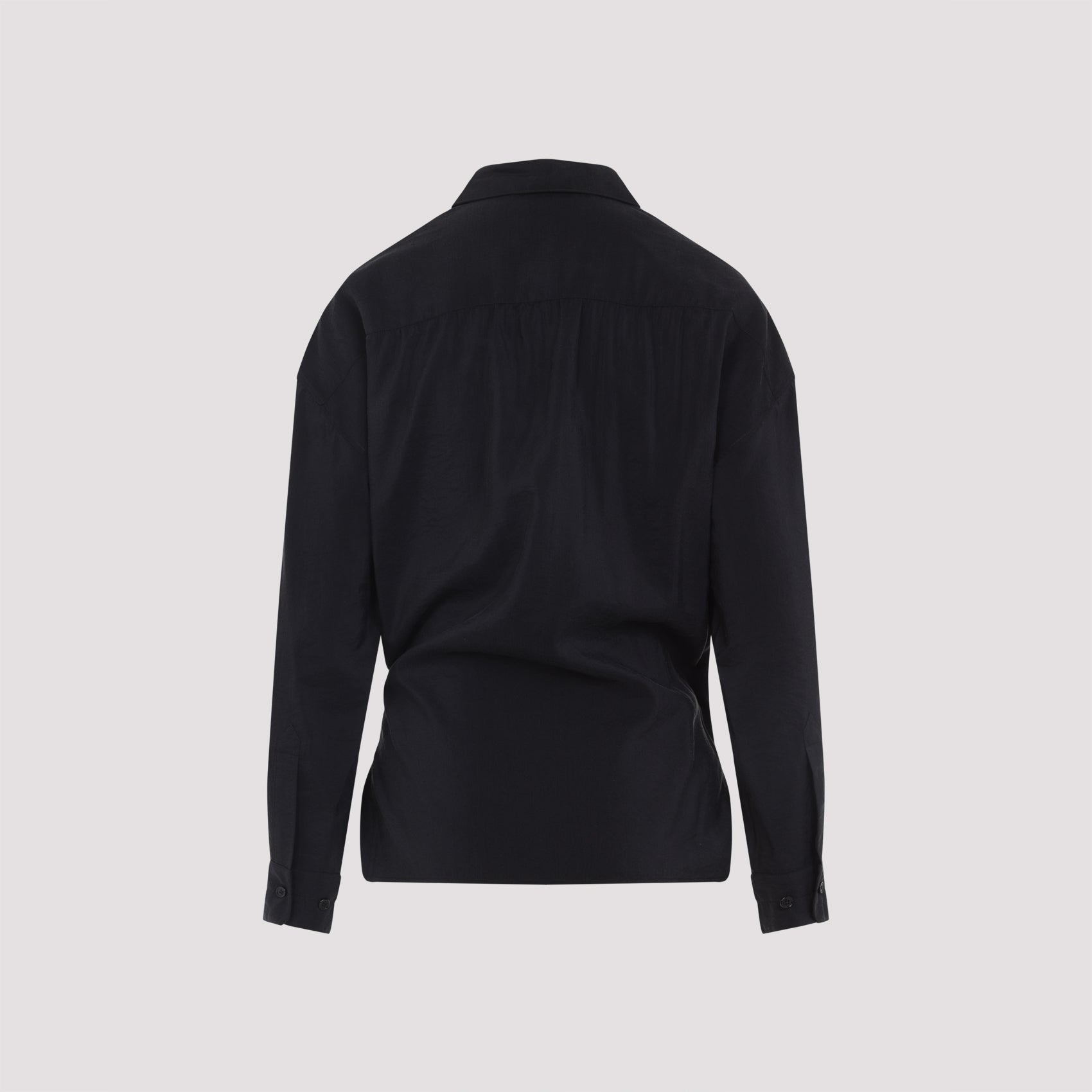 Straight Collar Twisted Shirt Women LEMAIRE