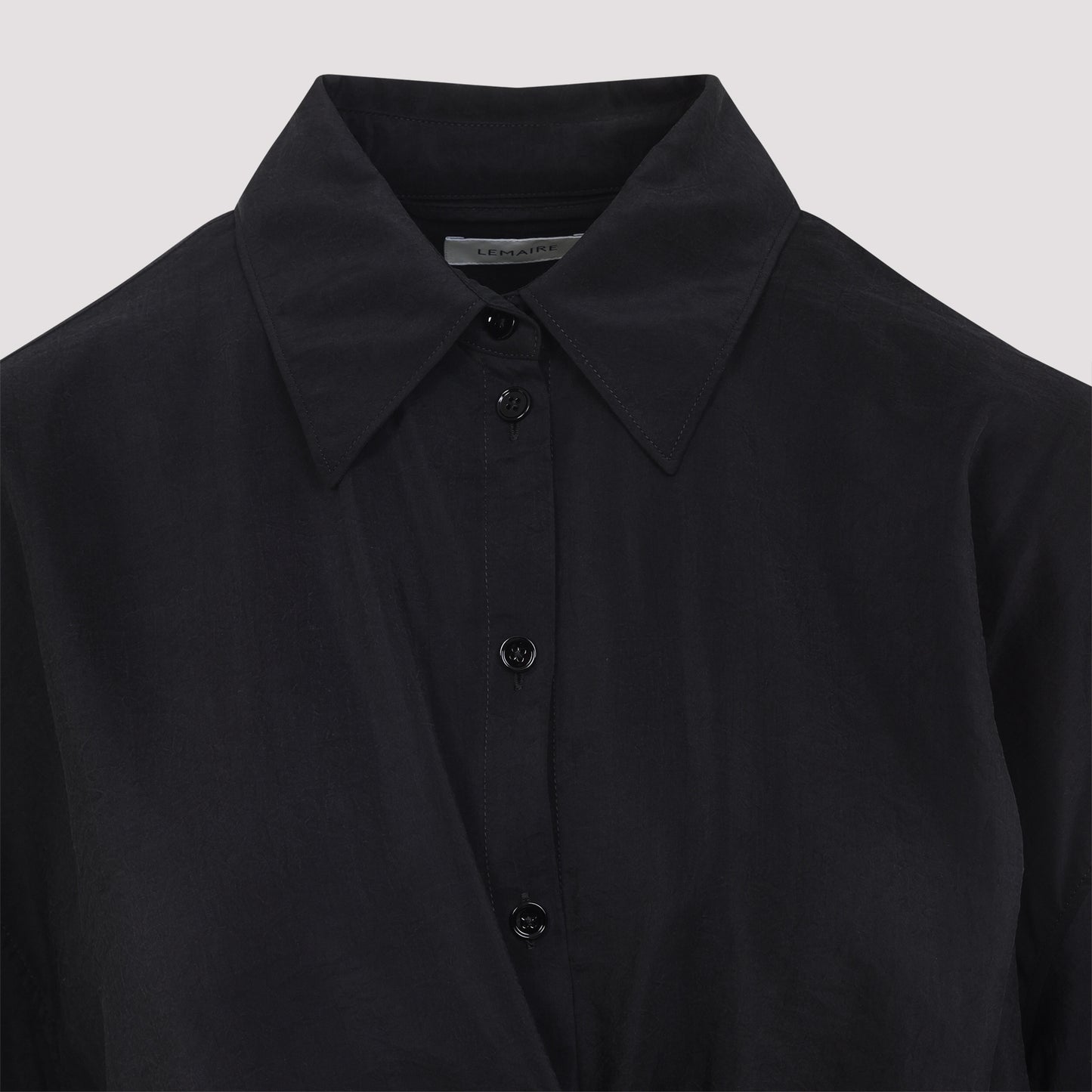 Straight Collar Twisted Shirt Women LEMAIRE