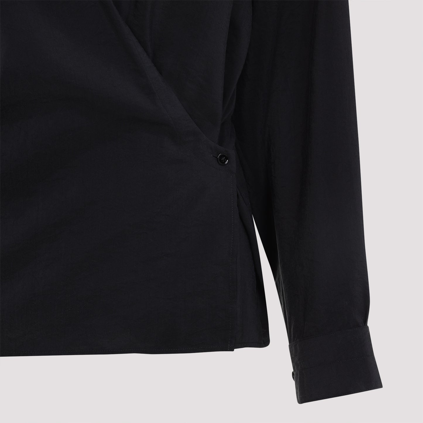 Straight Collar Twisted Shirt Women LEMAIRE