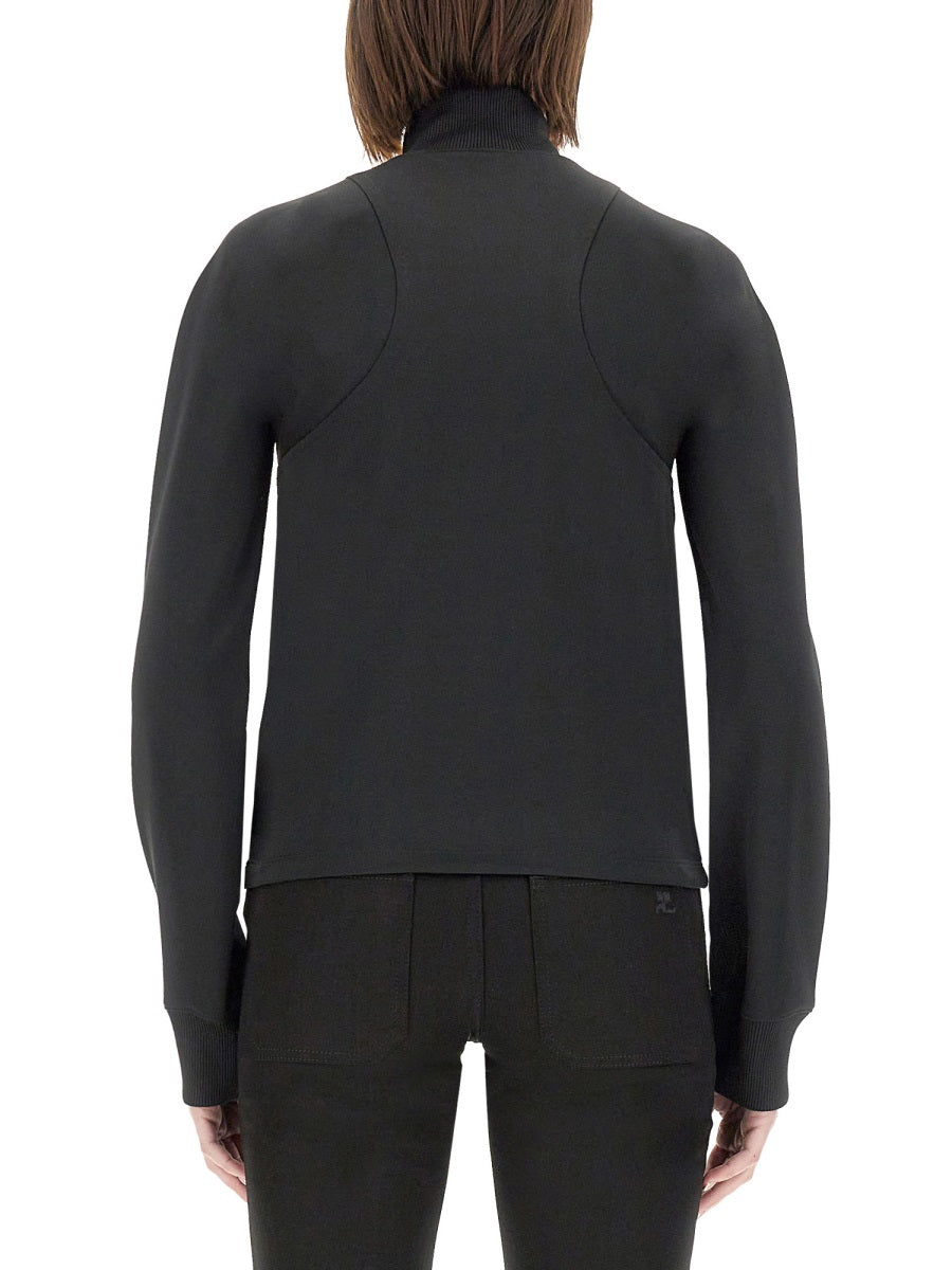 Courreges Women Interlock Scuba Jacket COURREGES