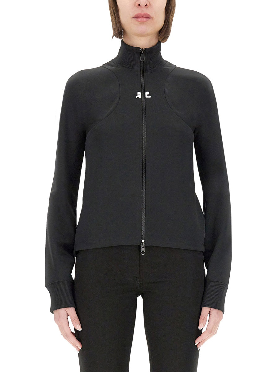 Courreges Women Interlock Scuba Jacket COURREGES