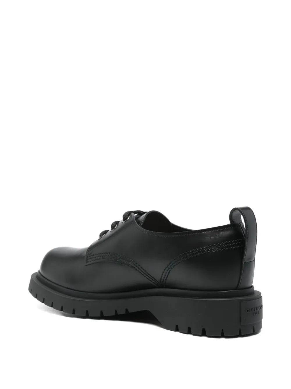 Givenchy Men Brushed Leather Chunky Derbies GIVENCHY
