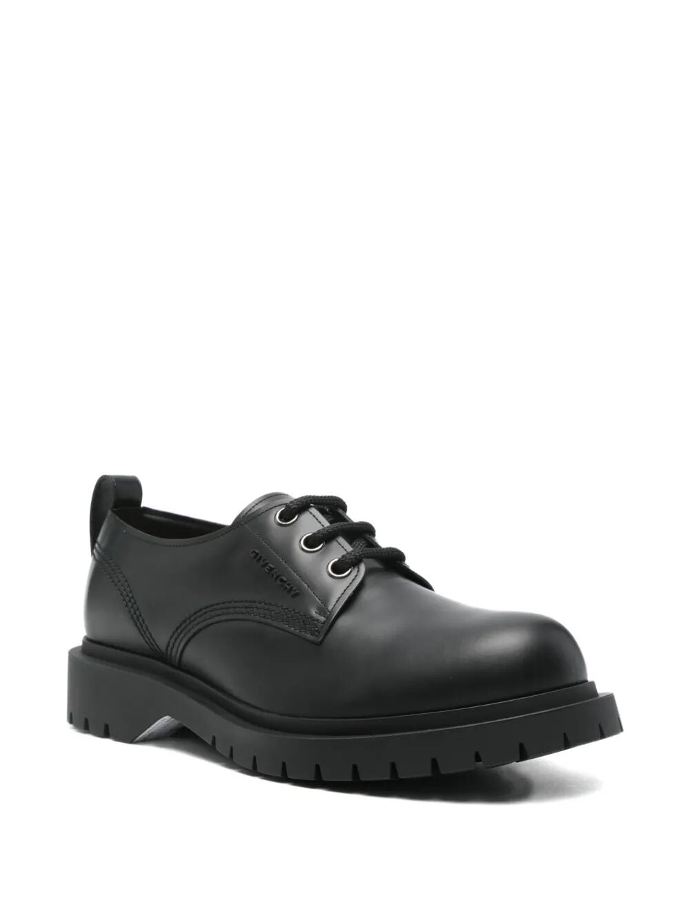Givenchy Men Brushed Leather Chunky Derbies GIVENCHY