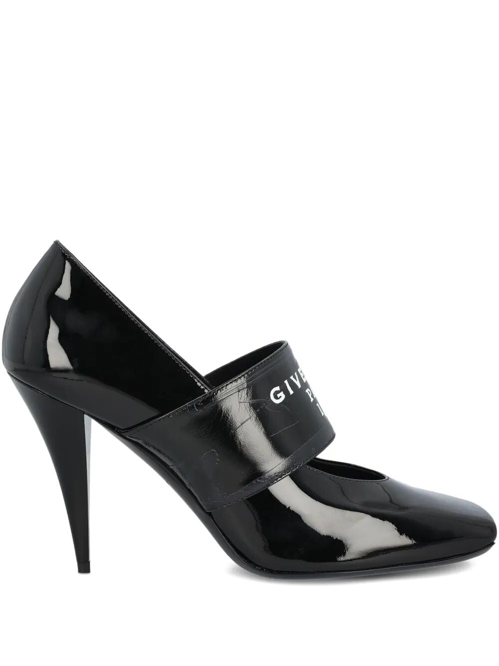 Givenchy Women Décolleté Sliced Square Givenchy Tape In Pelle Verniciata GIVENCHY