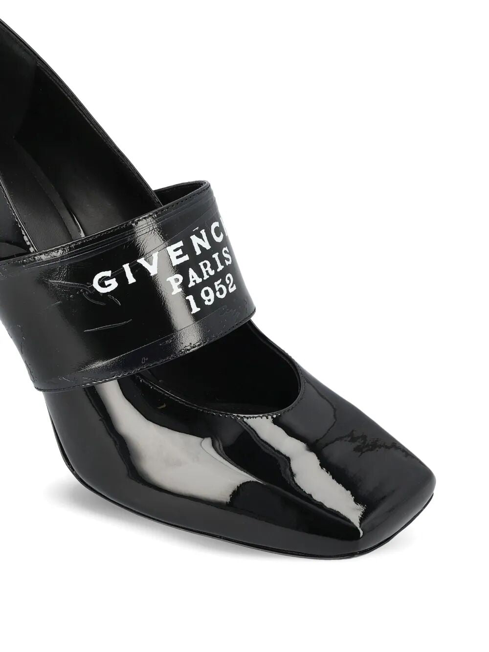 Givenchy Women Décolleté Sliced Square Givenchy Tape In Pelle Verniciata GIVENCHY