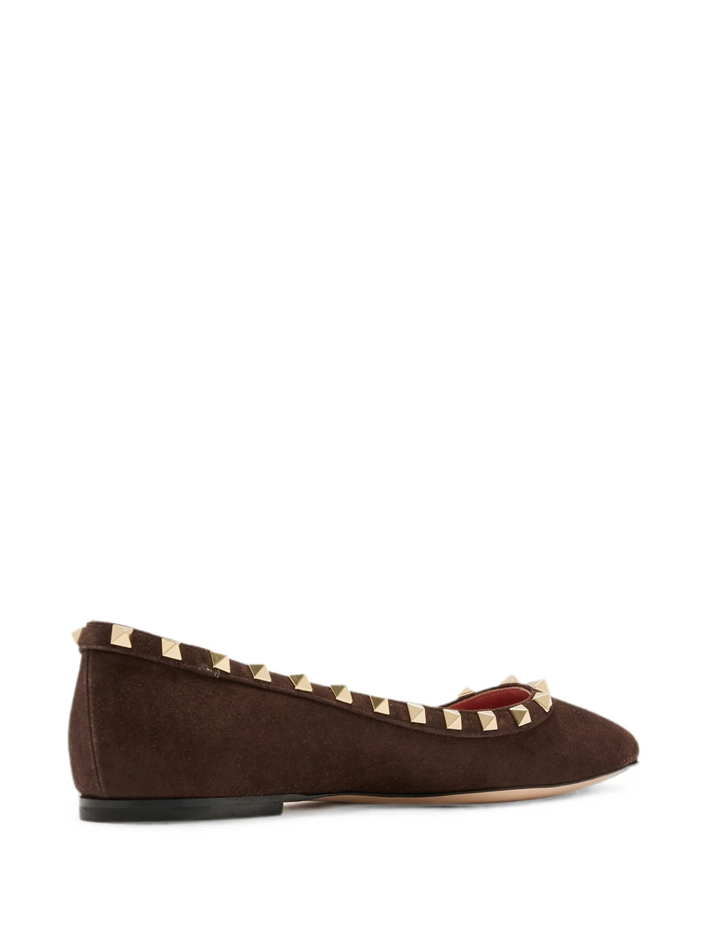 Valentino Garavani Women Ballerine Rockstud In Camoscio VALENTINO GARAVANI