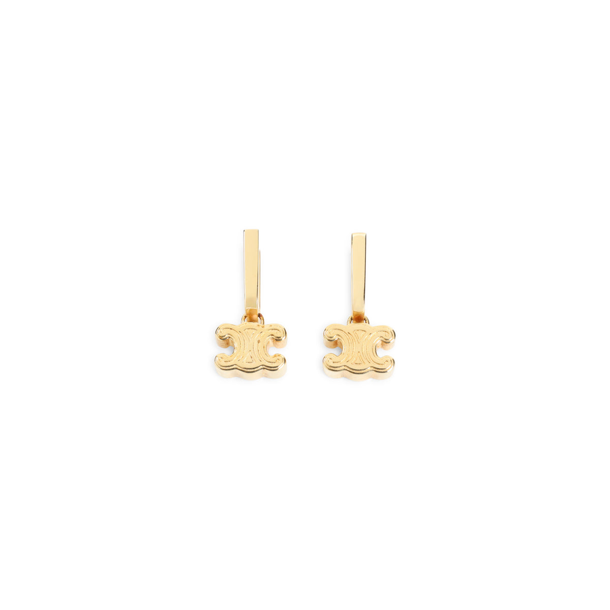 Celine Chunky Triomphe Earrings Women CELINE