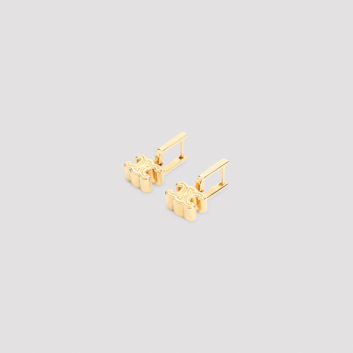 Celine Chunky Triomphe Earrings Women CELINE
