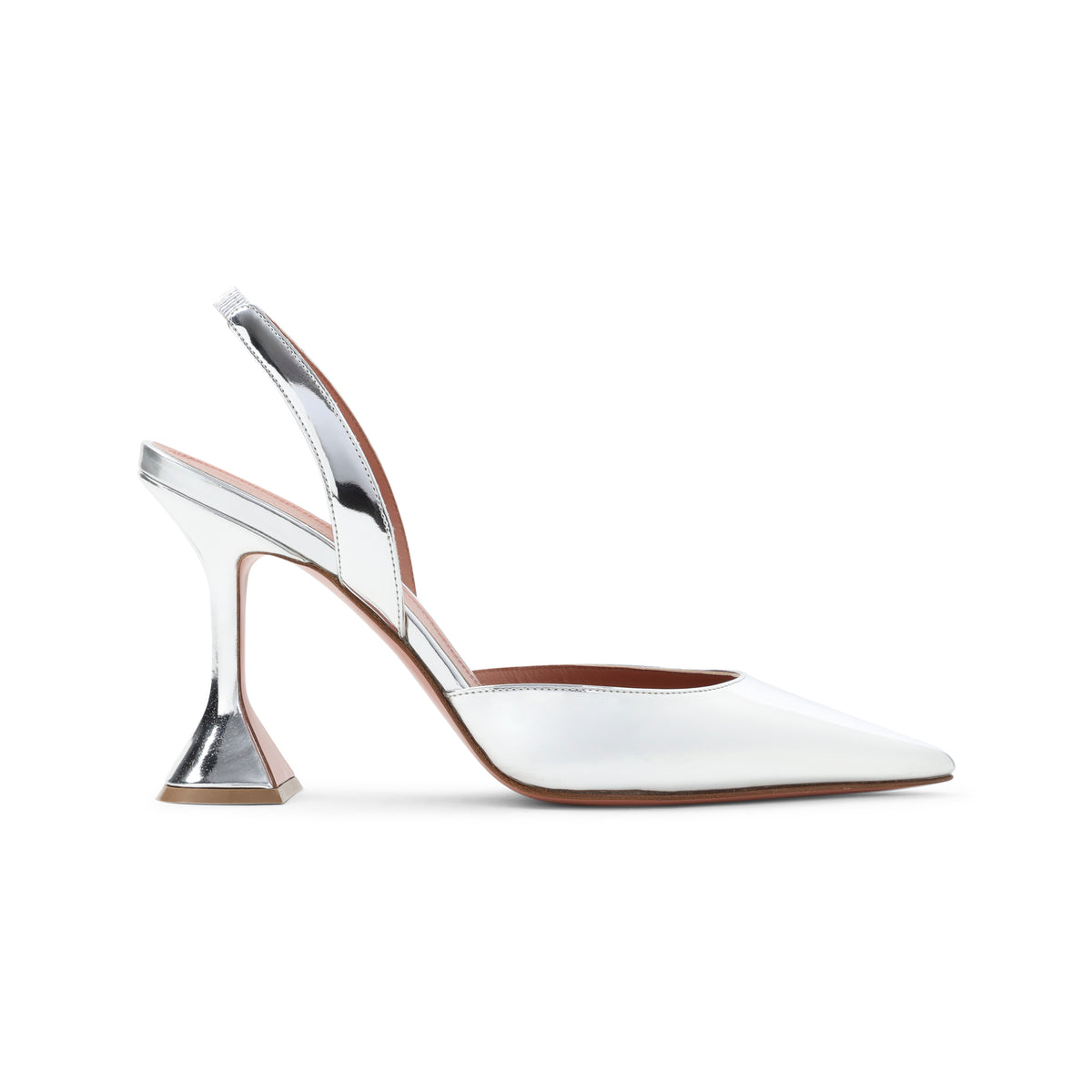Amina Muaddi Holli Mirror 95 Slingback Women AMINA MUADDI
