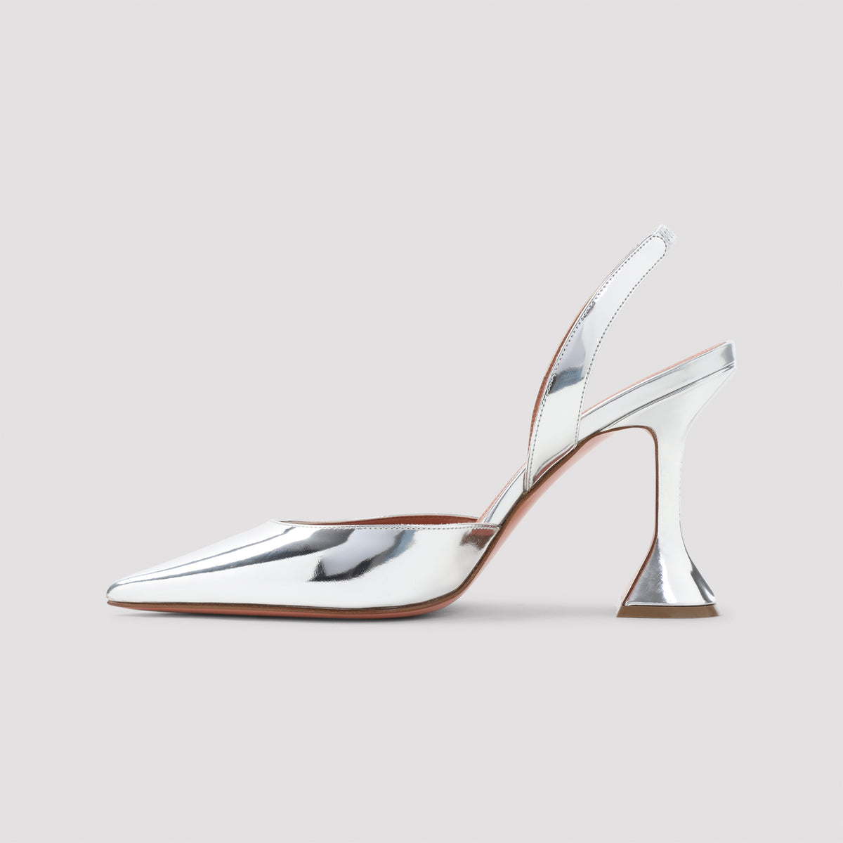 Amina Muaddi Holli Mirror 95 Slingback Women AMINA MUADDI