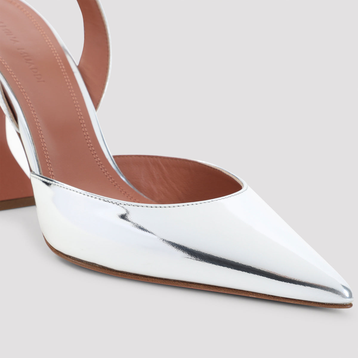Amina Muaddi Holli Mirror 95 Slingback Women AMINA MUADDI
