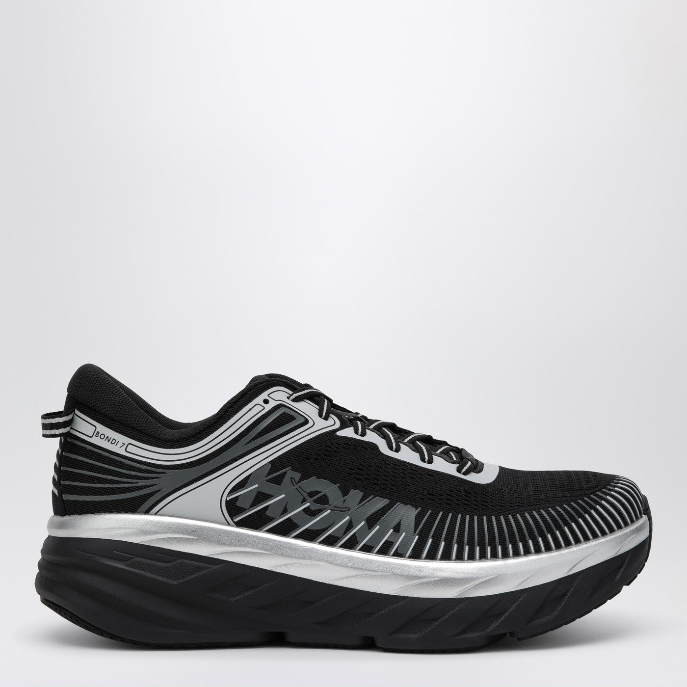 Hoka One One Bondi 7 Sneakers Black/Stardust Men Hoka One One