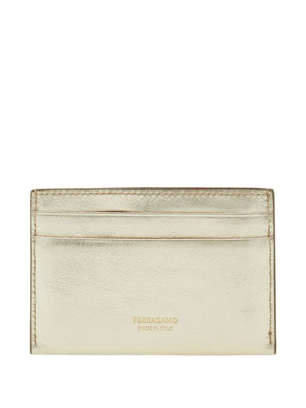 Ferragamo Women Gancini Laminated Leather Card Holder FERRAGAMO