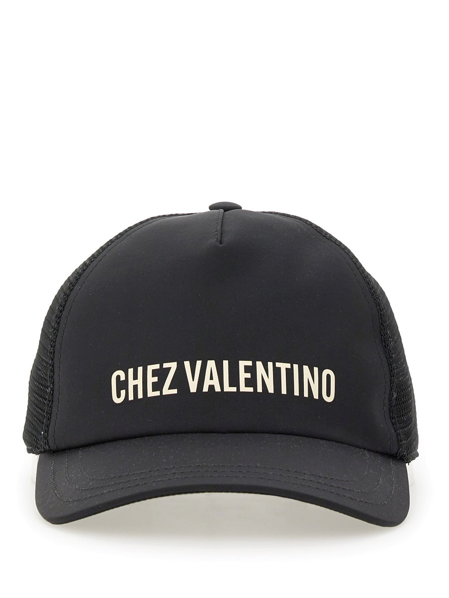 Valentino Garavani Men "Chez Valentine" Baseball Hat VALENTINO GARAVANI