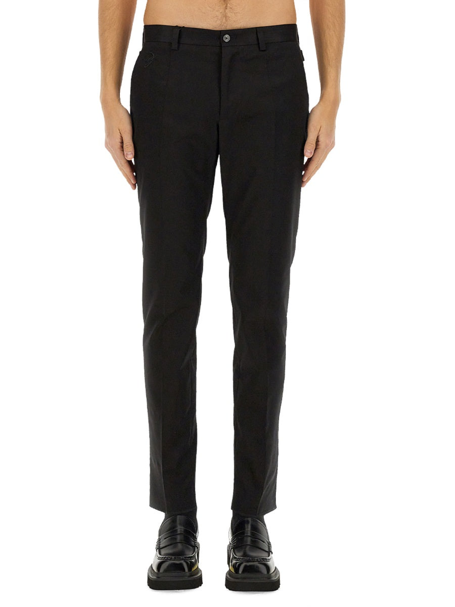 Dolce & Gabbana Men Cotton Tailored Pants DOLCE & GABBANA
