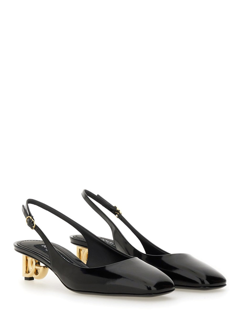 Dolce & Gabbana Women Patent Leather Slingback DOLCE & GABBANA
