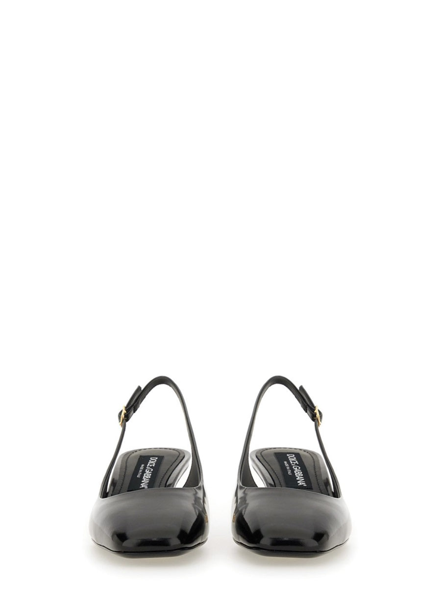 Dolce & Gabbana Women Patent Leather Slingback DOLCE & GABBANA