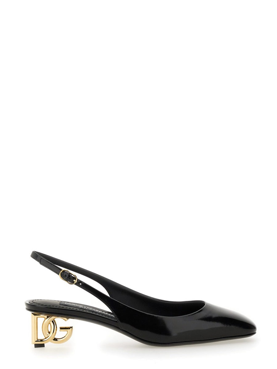 Dolce & Gabbana Women Patent Leather Slingback DOLCE & GABBANA