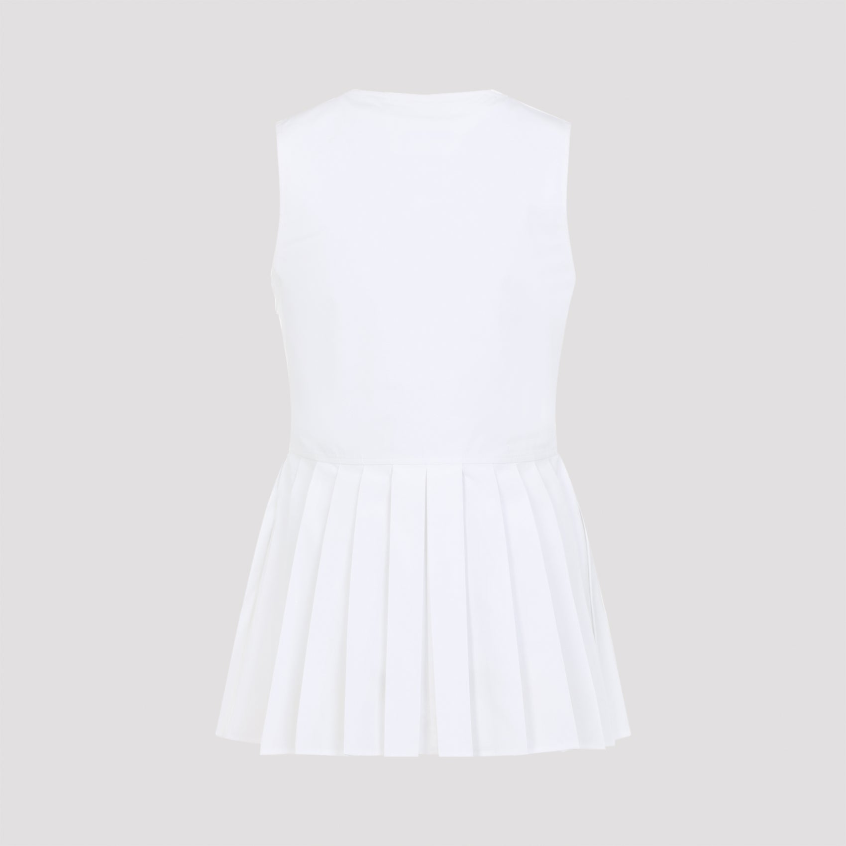 Jil Sander Sleveless A-Line Pleated Top Women JIL SANDER
