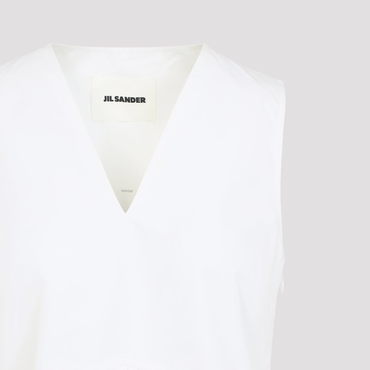 Jil Sander Sleveless A-Line Pleated Top Women JIL SANDER