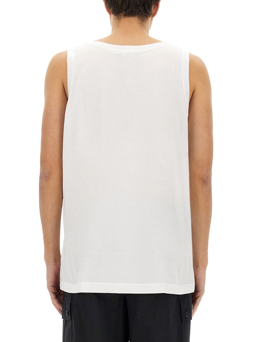 Dolce & Gabbana Men Cotton "Over" Tank Top DOLCE & GABBANA