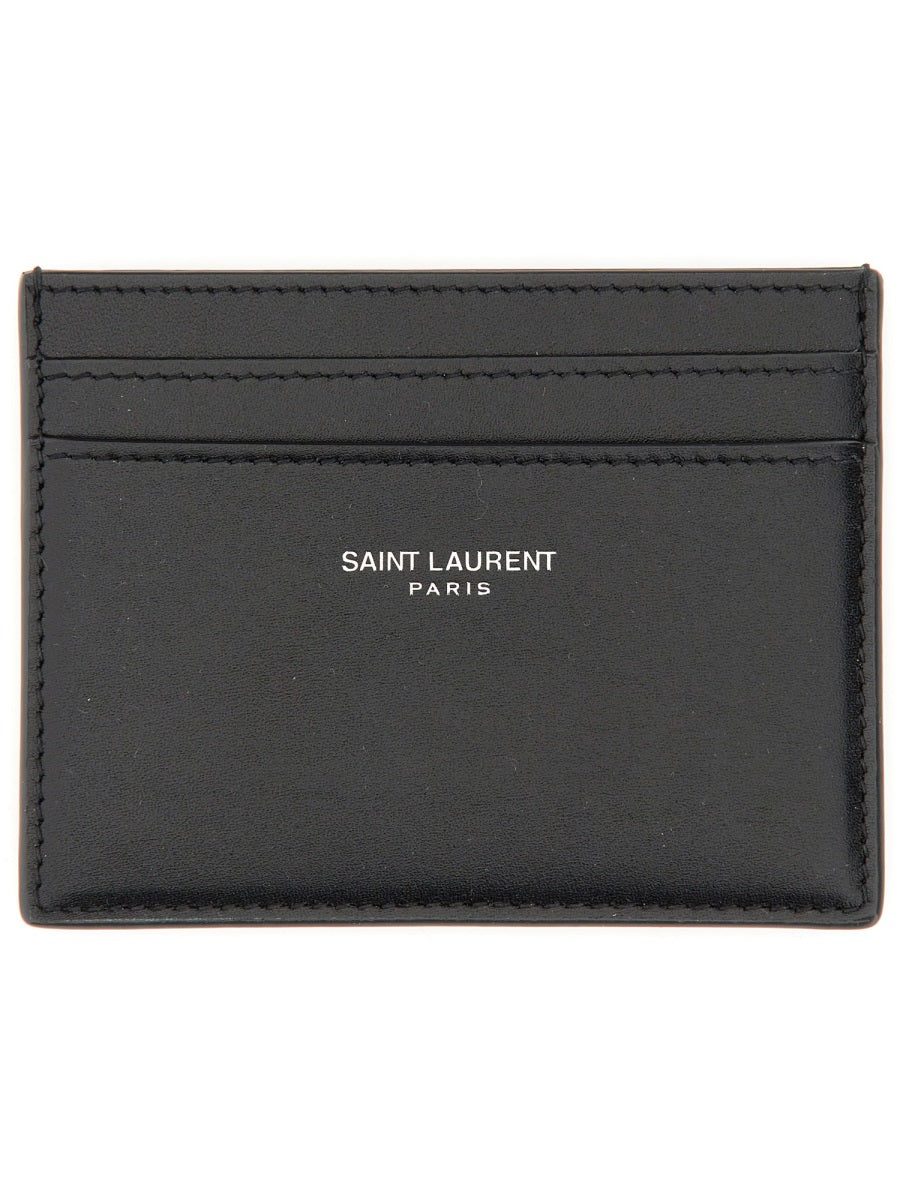 Saint Laurent Men Portacarte In Pelle SAINT LAURENT