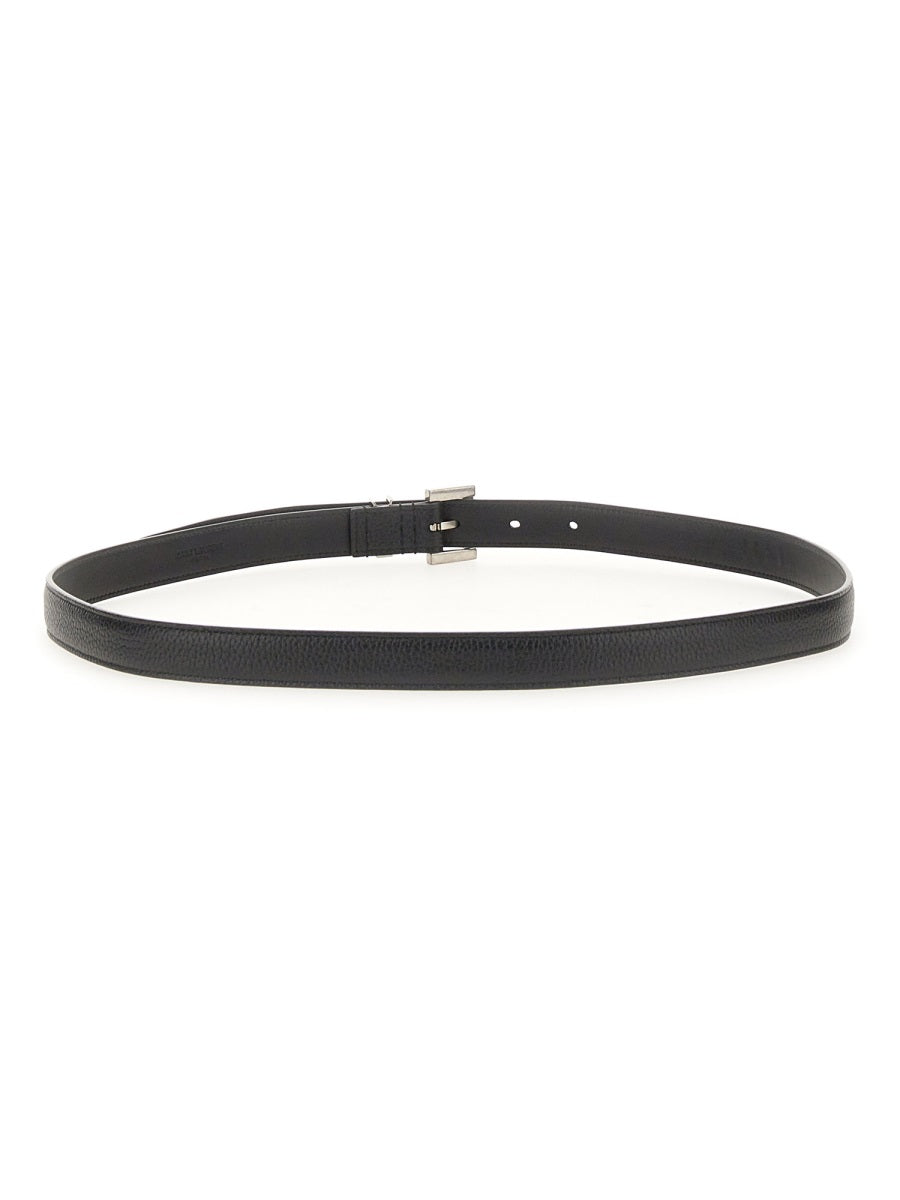 Saint Laurent Men Cintura Sottile "Cassandre" SAINT LAURENT