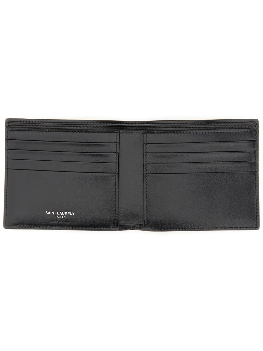 Saint Laurent Men Tiny Cassandre East/West Wallet SAINT LAURENT