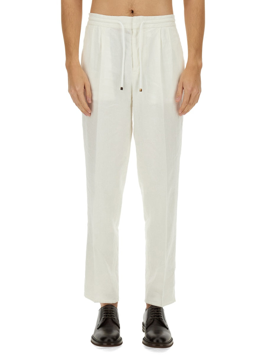 Brunello Cucinelli Men Linen Pants BRUNELLO CUCINELLI