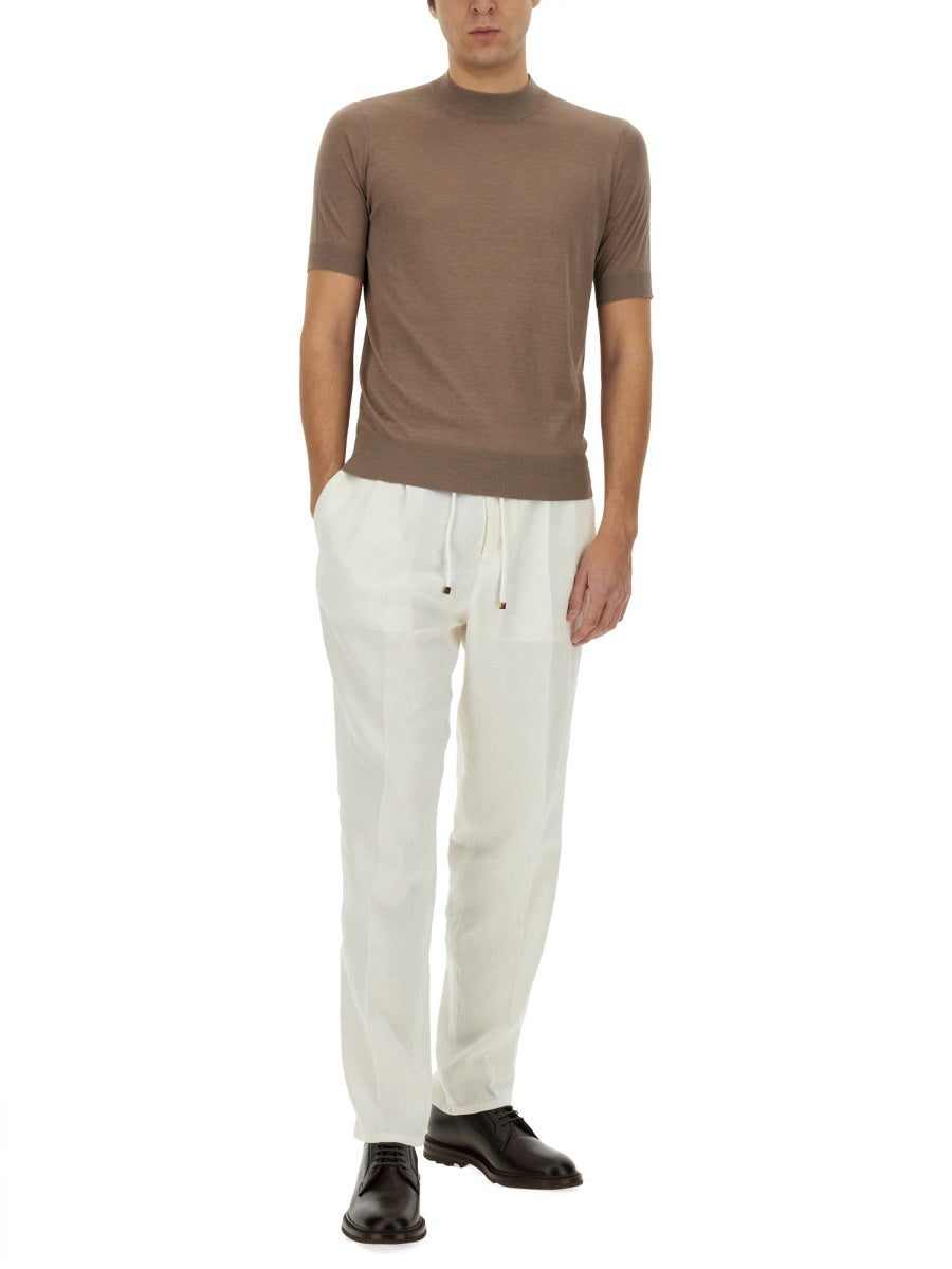 Brunello Cucinelli Men Linen Pants BRUNELLO CUCINELLI