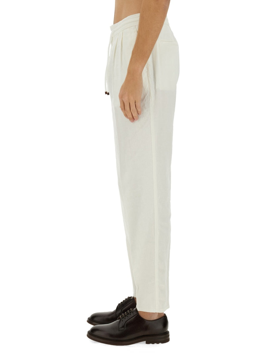 Brunello Cucinelli Men Linen Pants BRUNELLO CUCINELLI